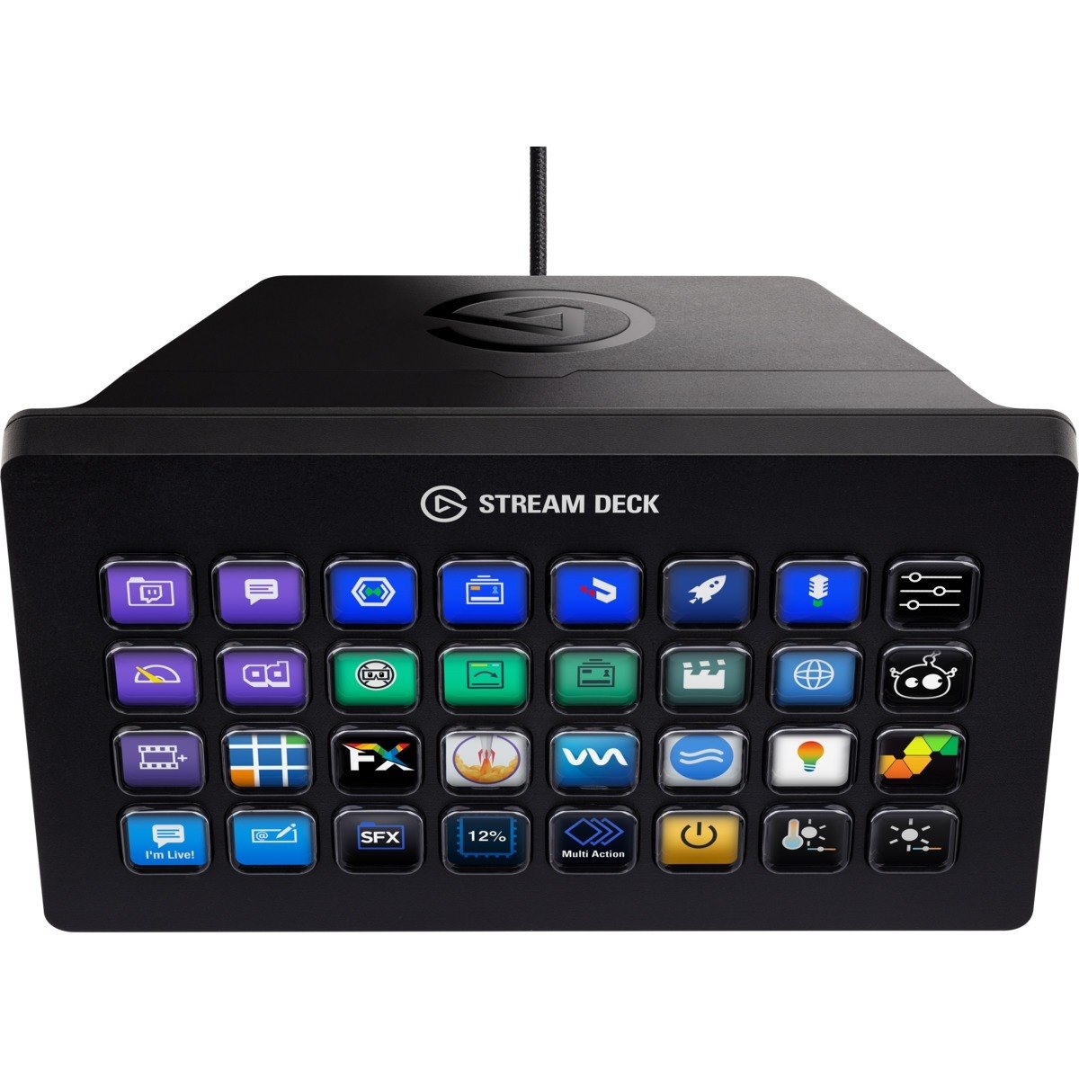 Corsair Stream Deck XL Keypad - Cable Connectivity - USB 3.0 Interface