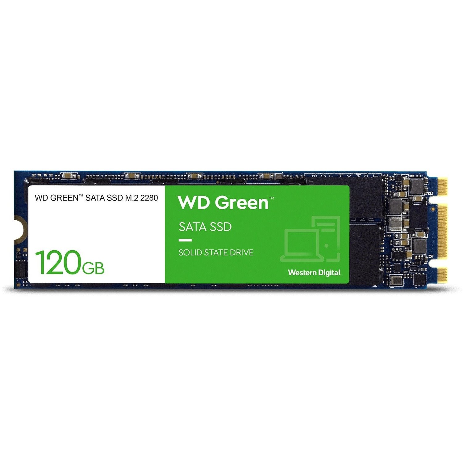 Western Digital Green WDS120G2G0B 120 GB Solid State Drive - M.2 2280 Internal - SATA (SATA/600)