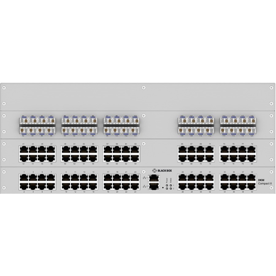 Black Box DKM Compact II KVM Matrix Switch - CATx, Fiber