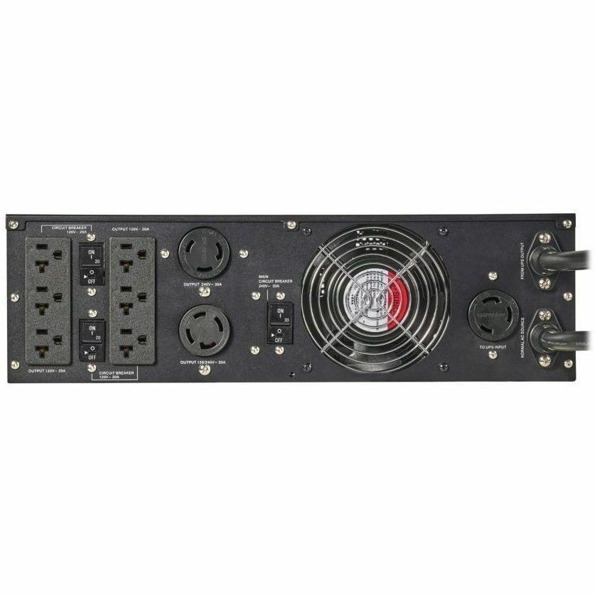 Eaton 9PX G2 PowerPass Distribution Module for 3kVA to 6kVA 9PX G2 UPS Systems, L6-30P Input, 1x L6-30R, 1x L14-30R and 6x 5-20R Outlets, 3U Rack/Tower