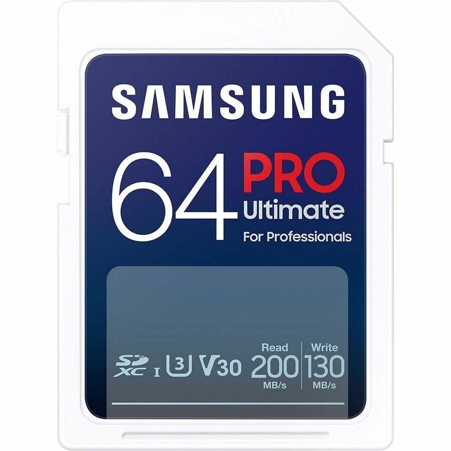 Samsung PRO Ultimate 64 GB Class 10/UHS-I (U3) V30 SDXC - 1