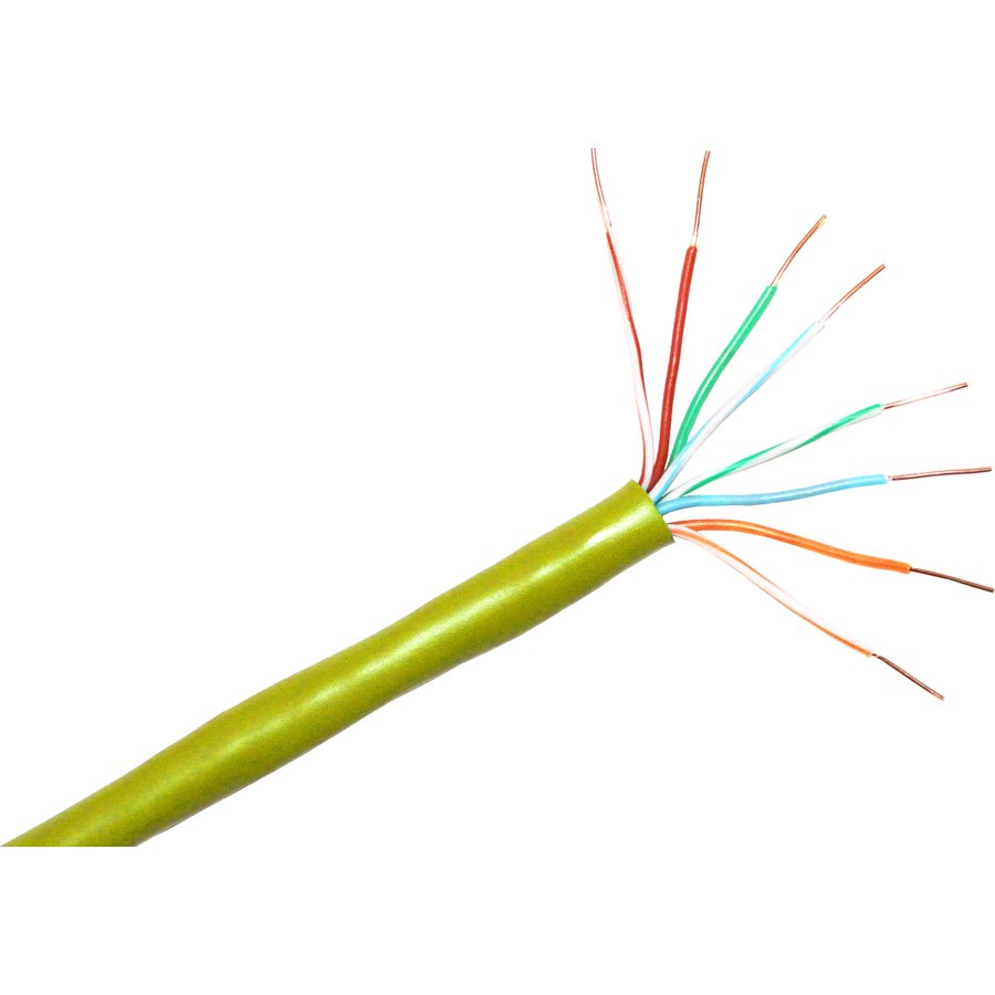 ClearLinks 1000FT Cat. 6 550MHZ Stranded Yellow Bulk Cable