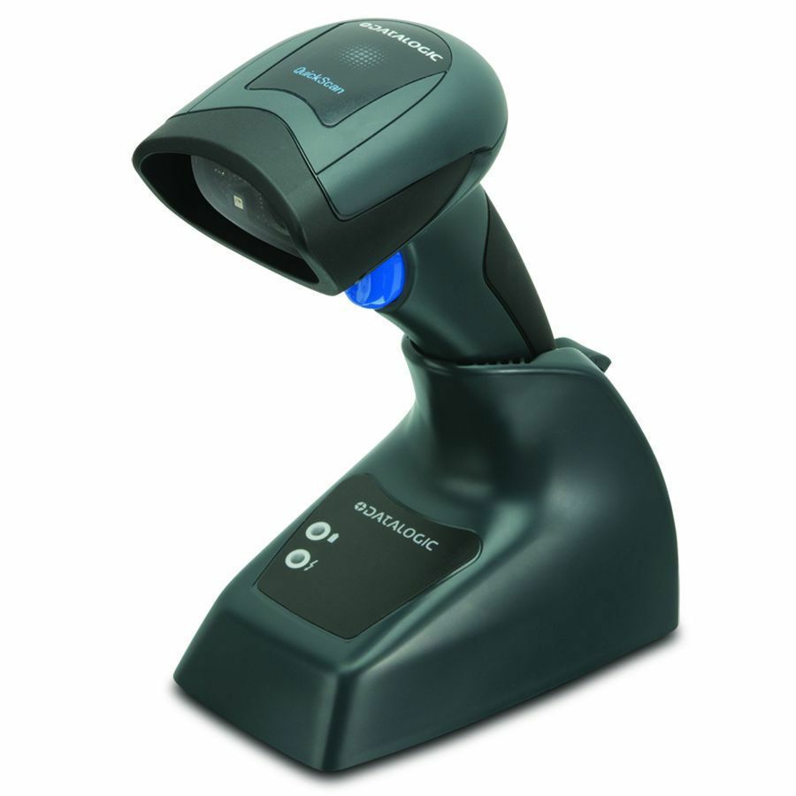 Datalogic QuickScan I QBT2131 Retail, Inventory Handheld Barcode Scanner Kit - Wireless Connectivity - Black - USB Cable Included