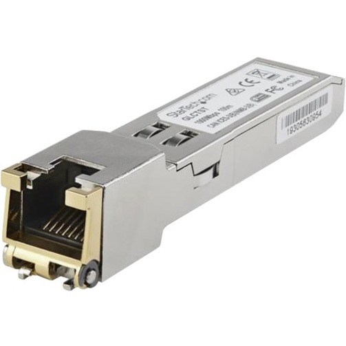 StarTech.com SFP (mini-GBIC) - 1 x RJ-45 1000Base-T LAN - 1 Each