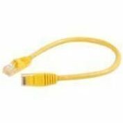 Quiktron Q-Series Patch Cords, CAT5E, Booted, Yellow, 10 FT
