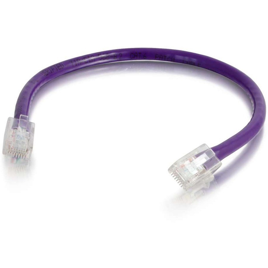 Cables To Go C2G Cat6 Non-Booted Unshielded (Utp) Network Patch Cable - Purple, 25FT