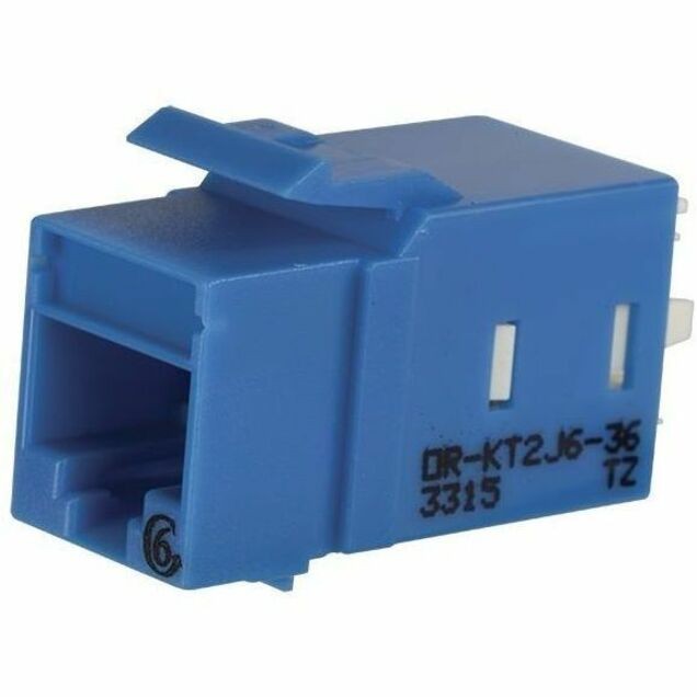 Ortronics Keystone Cat6 Jack Blue, 25pk