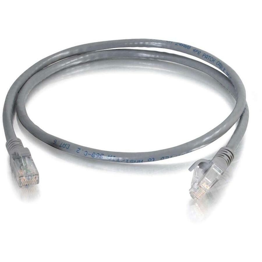 Cables To Go C2G Cat6 Snagless Patch Cable, Gray, 75FT- Taa
