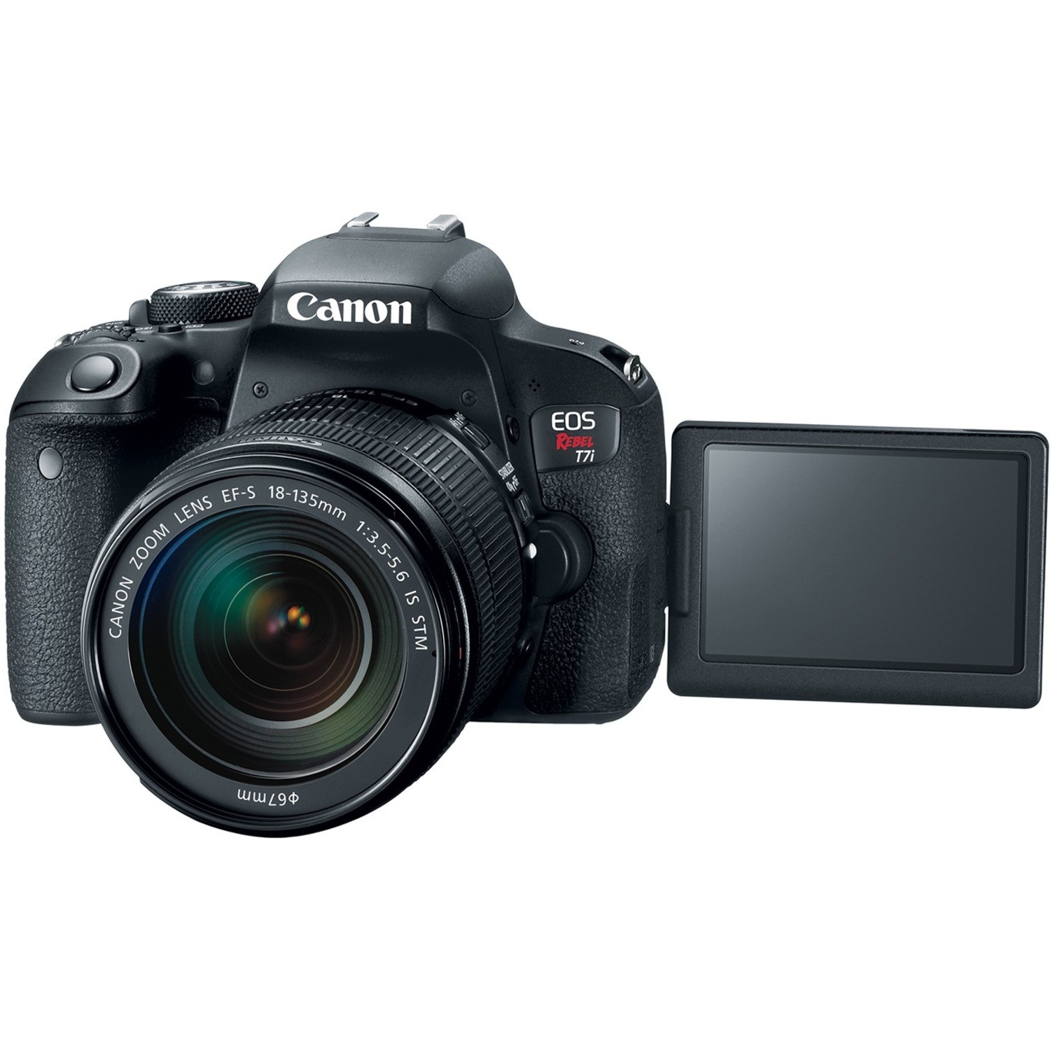 Canon EOS Rebel T7i 24.2 Megapixel Digital SLR Camera with Lens - 0.71" - 5.31"