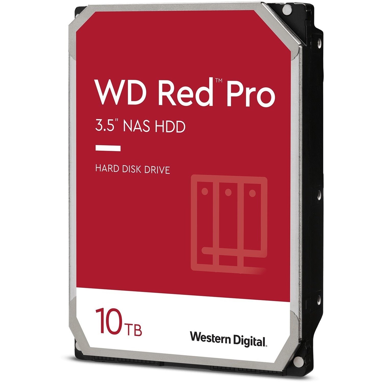 Western Digital Red Pro WD102KFBX 10 TB Hard Drive - 3.5" Internal - SATA (SATA/600) - Conventional Magnetic Recording (CMR) Method