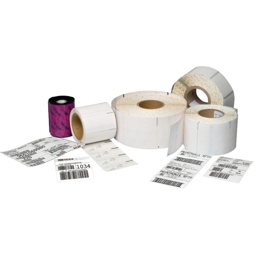 Printronix Direct Thermal Paper w/ Permanent Acrylic Adhesive