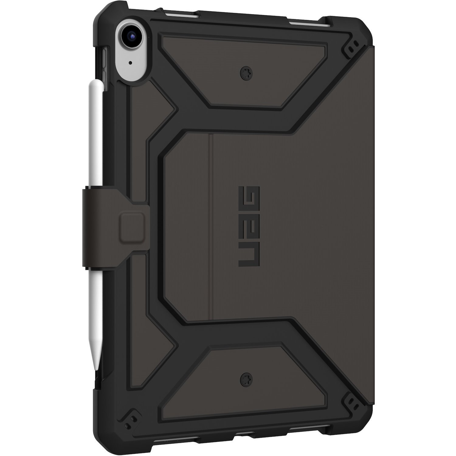 Urban Armor Gear Metropolis SE Rugged Carrying Case (Folio) for 10.9" Apple iPad (2022) Tablet, Apple Pencil, Stylus - Black