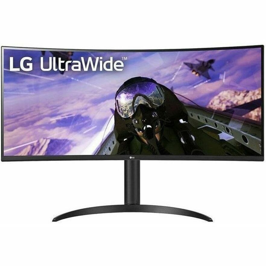 LG 34BP65C-B 34" Class Curved Screen LED Monitor - 21:9 - Black