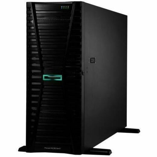 HPE ProLiant ML350 G11 4U Tower Server - 1 x Intel Xeon Silver 4510 2.40 GHz - 32 GB RAM - 16 TB HDD - (2 x 8TB) HDD Configuration - Serial ATA/600, 12Gb/s SAS, NVMe Controller