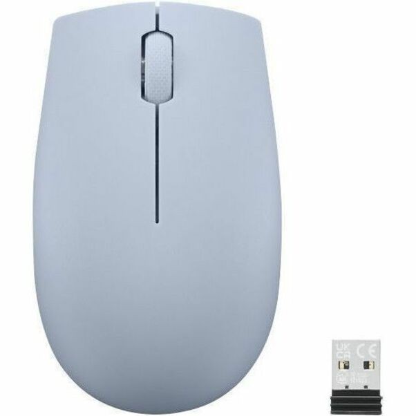 Lenovo 300 Wireless Compact Mouse (Frost Blue) with Battery