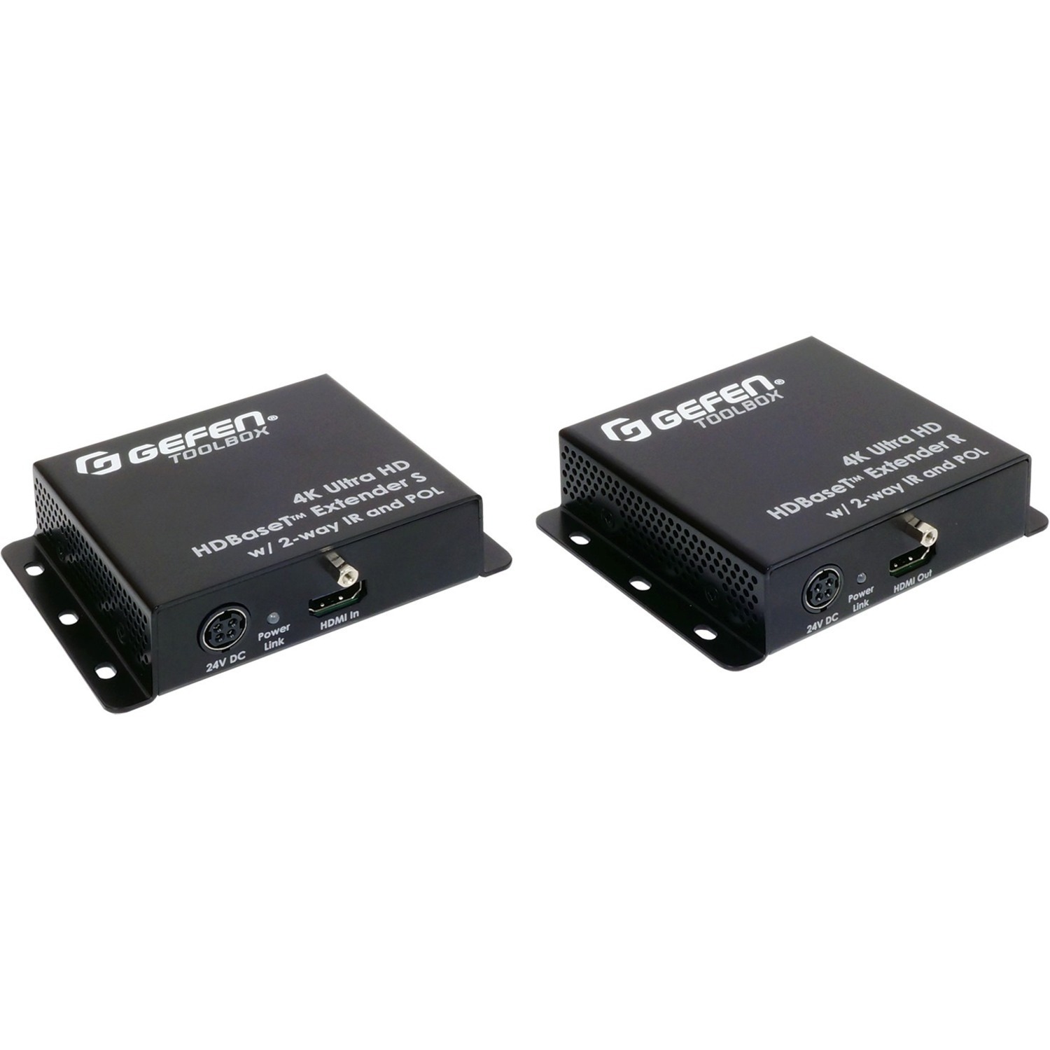 Gefen 4K Ultra HD HDBaseT Extender, 130ft/40m HDMI & Bi-Directional IR, 12-bit Deep Color, HDR, Dolby Atmos, HDCP 2.2, 7.1 LPCM
