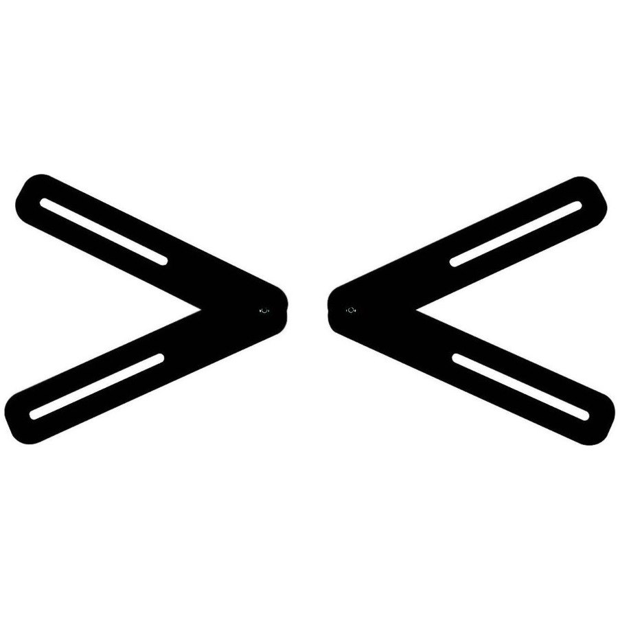 Peerless-AV&reg; Universal Sound Bar/Camera Mounting Kit For 32" to 70" TVs and Universal Sound Bars with Mounting Hole Spacing up to 39.4" (1000mm)