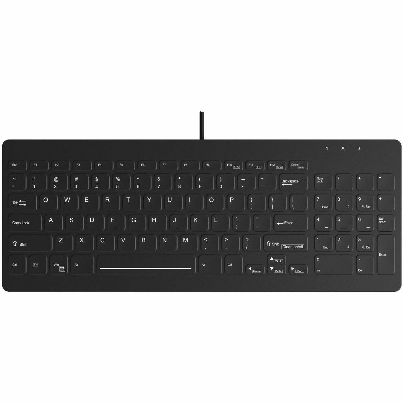 TG3 CK96: Sealed, Washable Keyboard with Number Pad