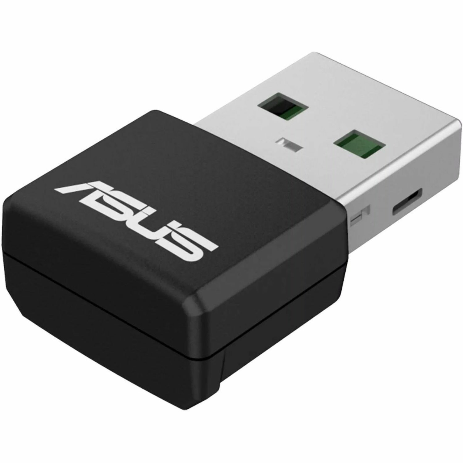 Asus USB-AX57 Nano IEEE 802.11 a/b/g/n/ac/ax Dual Band Wi-Fi Adapter for Desktop Computer, Notebook
