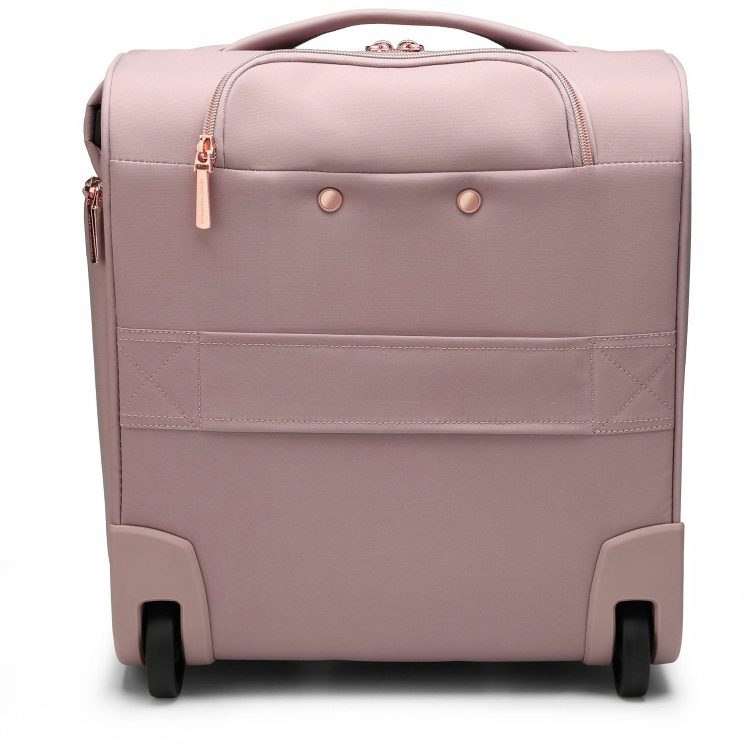 Swissdigital KATY ROSE NG Lotus Underseat Luggage - USB Charging Port, RFID Protection Pocket, Eco-Friendly Fabric, Trolley Sleeve for Hands-Free Travel, Padded Compartment for 9.75" Tablet