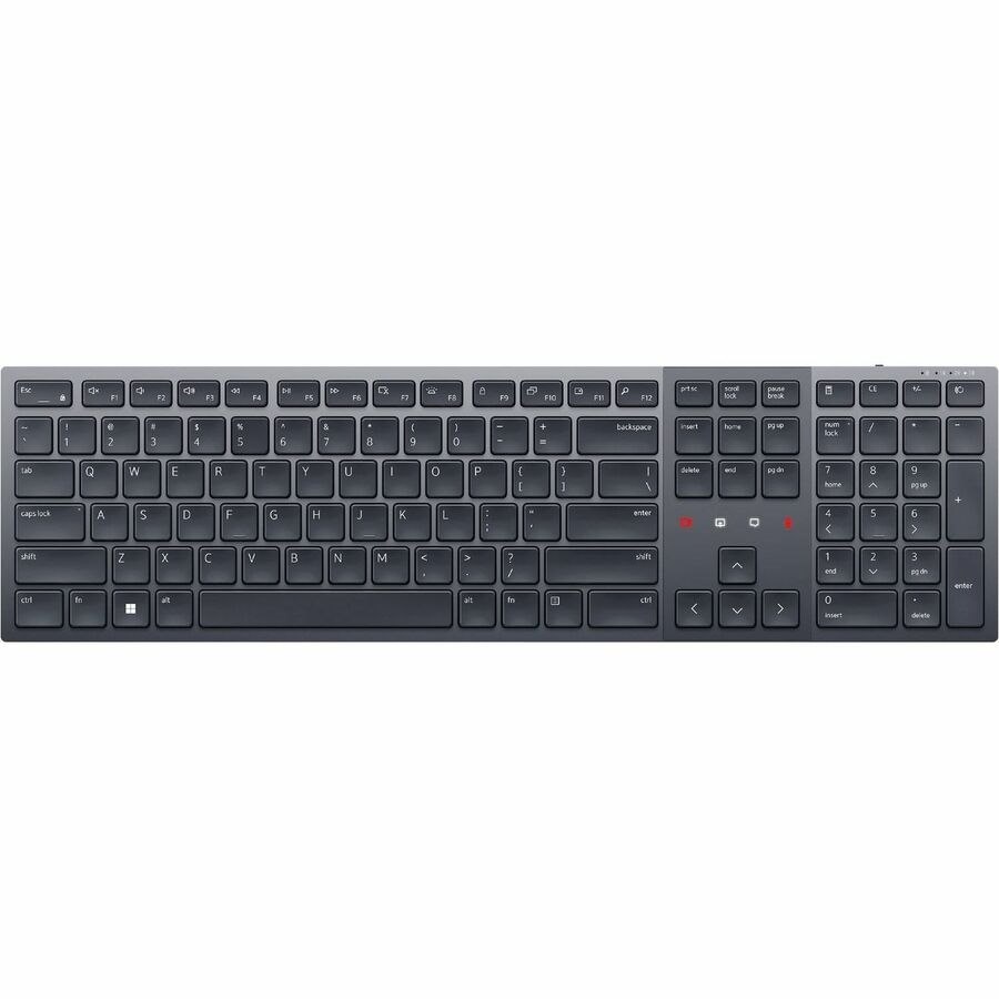Dell Premier Collaboration KB900 Keyboard - Wireless Connectivity - USB Interface - English (US) - QWERTY Layout - Graphite