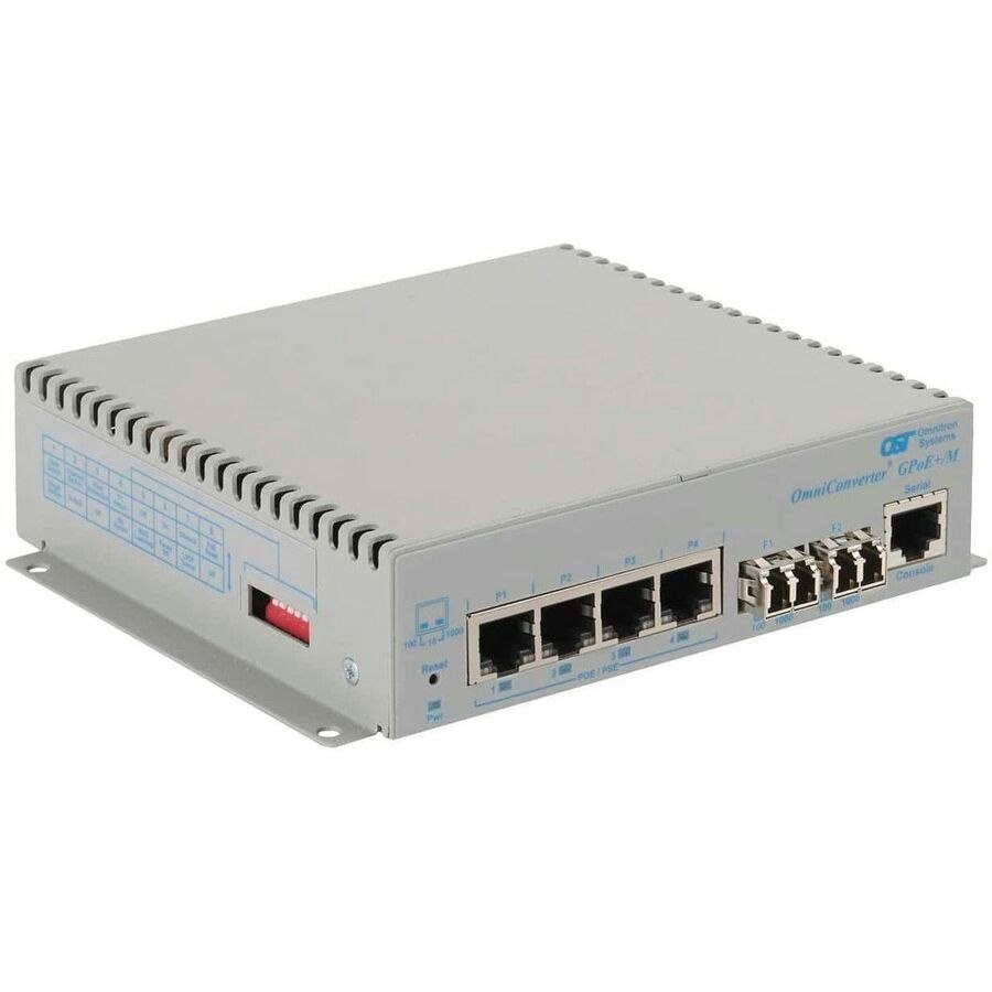 Omnitron Systems OmniConverter GPoE+/M Ethernet Switch