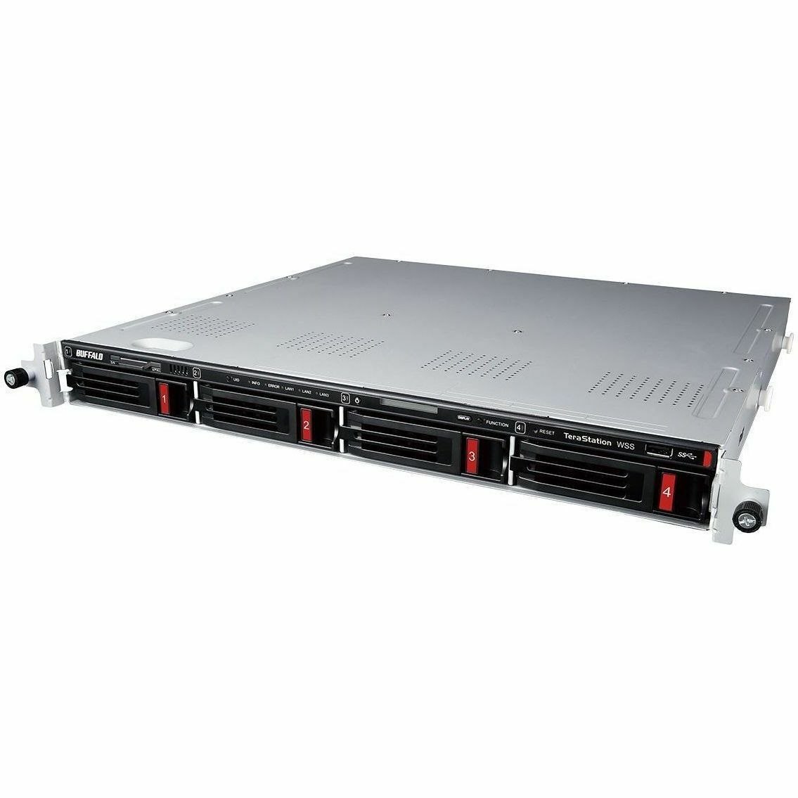 BUFFALO TeraStation WS5420RN 4-Bay Windows Server IoT 2025 Rackmount NAS 32TB (4x8TB) HDD Included TAA Compliant