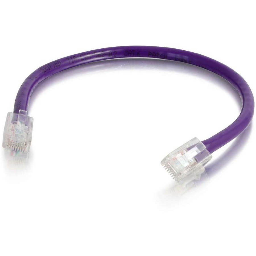 Cables To Go C2G Cat6 Non-Booted Unshielded (Utp) Network Patch Cable - Purple, 30FT