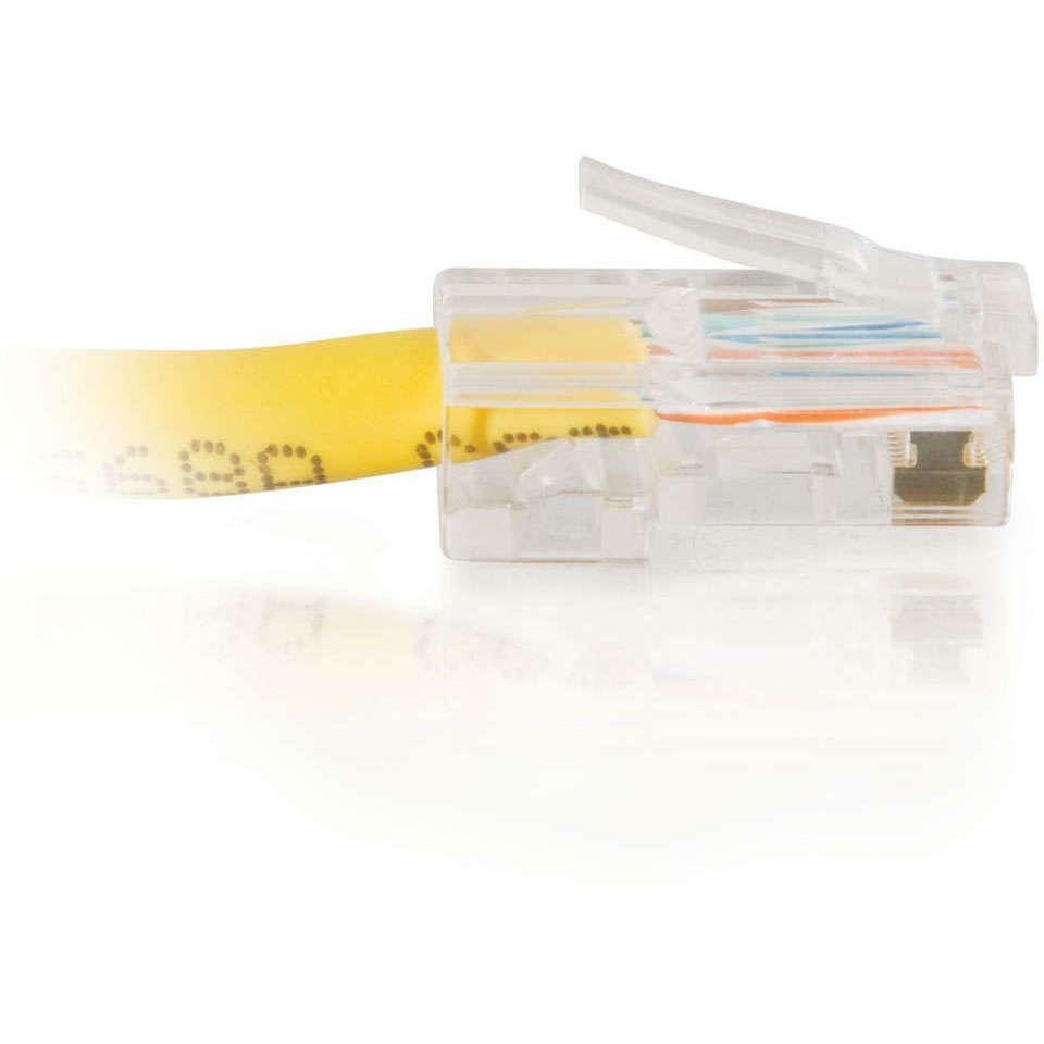 Cables To Go C2G Cat5e 350MHz Crossover Cable, Yellow, 25FT