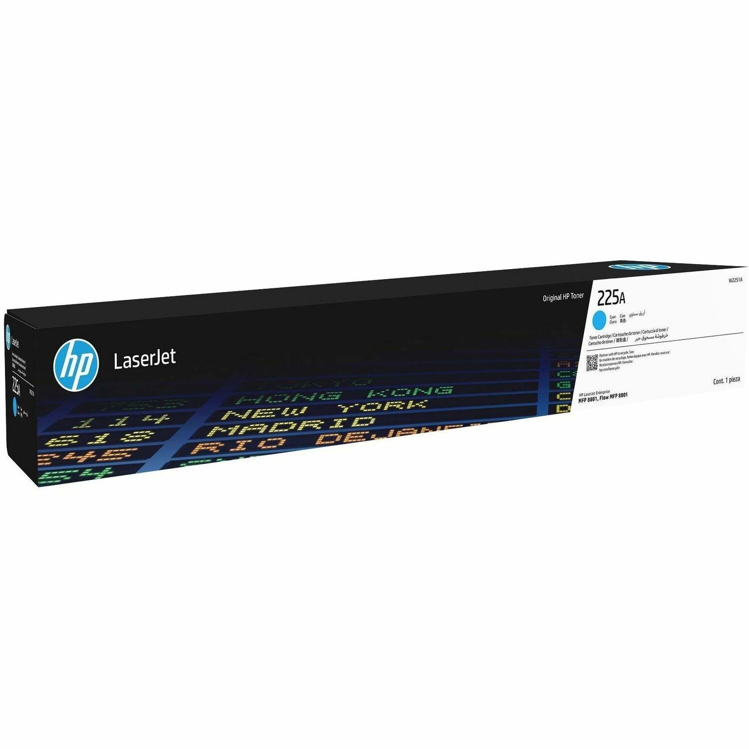 HP 225A Original Standard Yield Laser Toner Cartridge - Cyan Pack