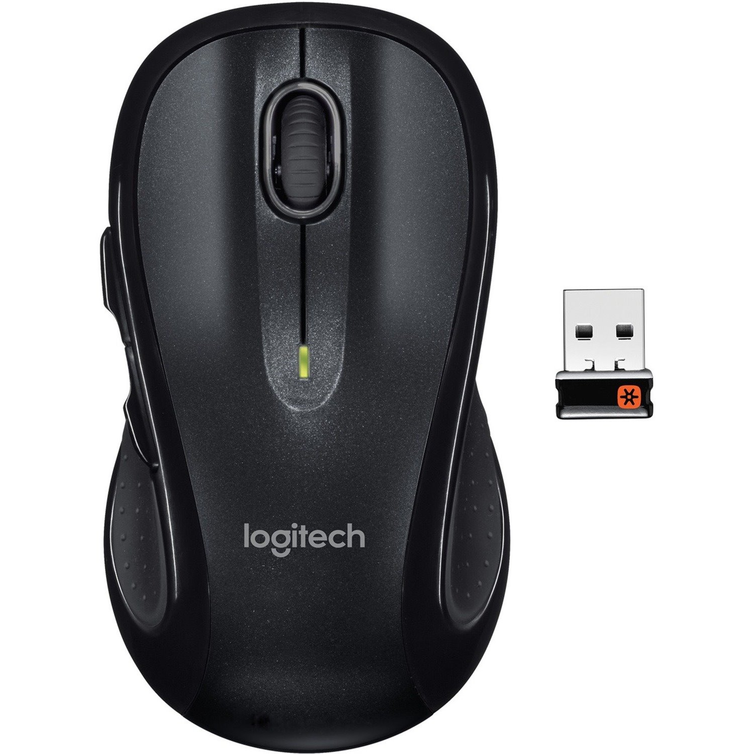 Logitech M510 Mouse - Radio Frequency - USB - Laser - 7 Button(s) - Grey