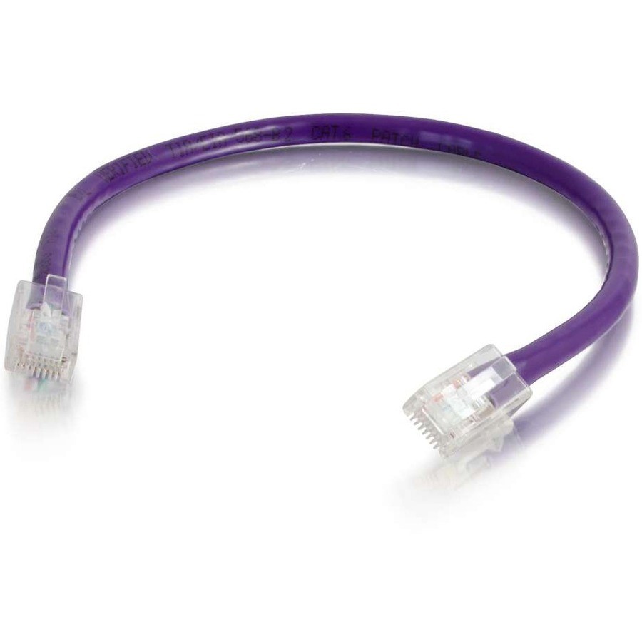 Cables To Go C2G Cat6 Non-Booted Unshielded (Utp) Network Patch Cable - Purple, 9FT