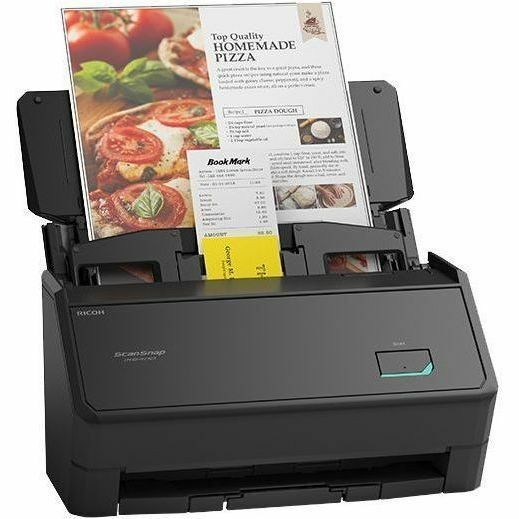 Scansnap iX2400 (Black) Large Format ADF Scanner - 600 dpi Optical - Black