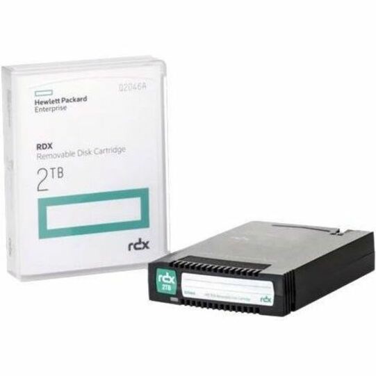 HPE 2 TB Portable Hard Drive Cartridge - 2.5" External