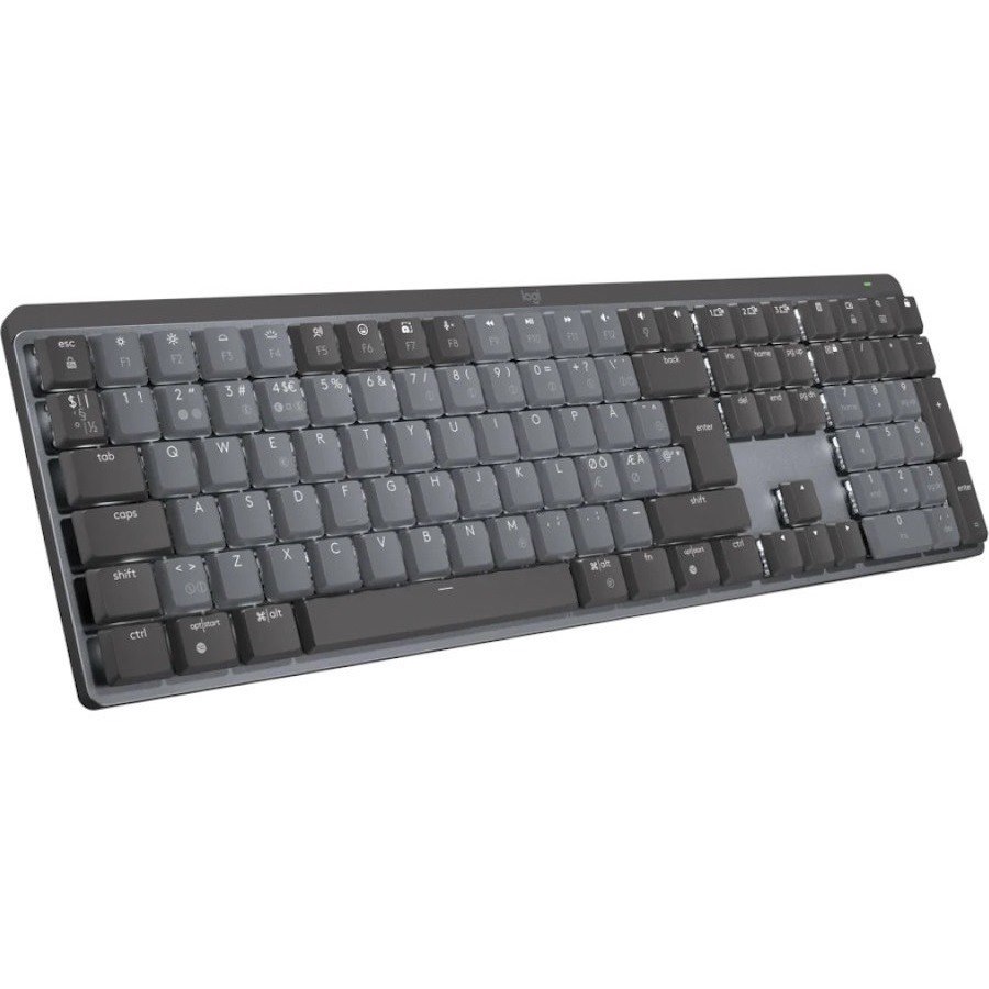 Logitech Master Keyboard - Wireless Connectivity - USB Interface - RGB LED - Graphite
