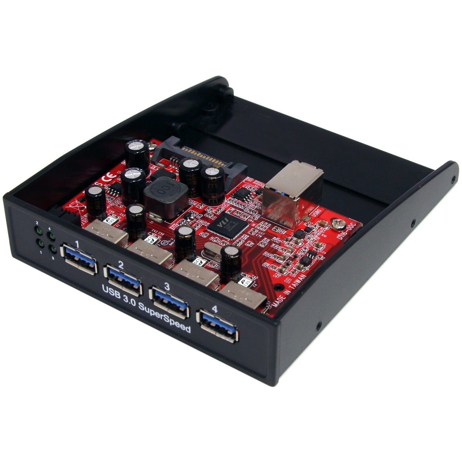 StarTech.com USB 3.0 Front Panel 4 Port Hub - 5Gbps - 3.5 5.25in Bay