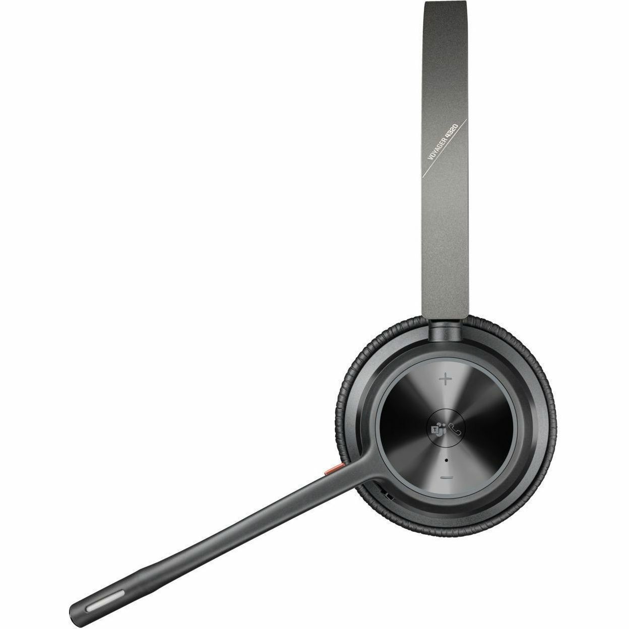 Poly Voyager 4300 UC 4320 Wired/Wireless Over-the-head, On-ear Stereo Headset - Black