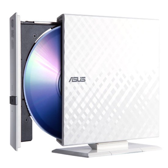 Asus SDRW-08D2S-U DVD-Reader - External - Retail - Black, White