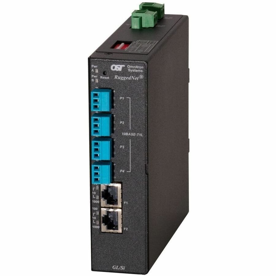 Omnitron Systems RuggedNet GL/Si Unmanaged Single Pair Ethernet Switch