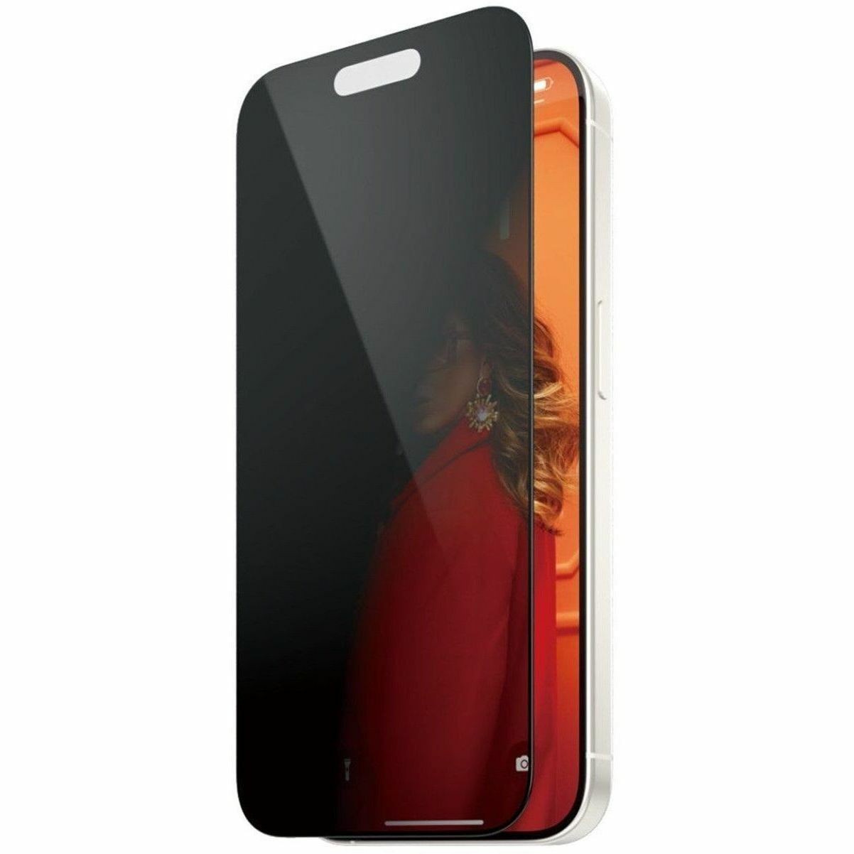 PanzerGlass Privacy Screen Protector iPhone 15 Pro | Ultra-Wide Fit with EasyAligner Clear