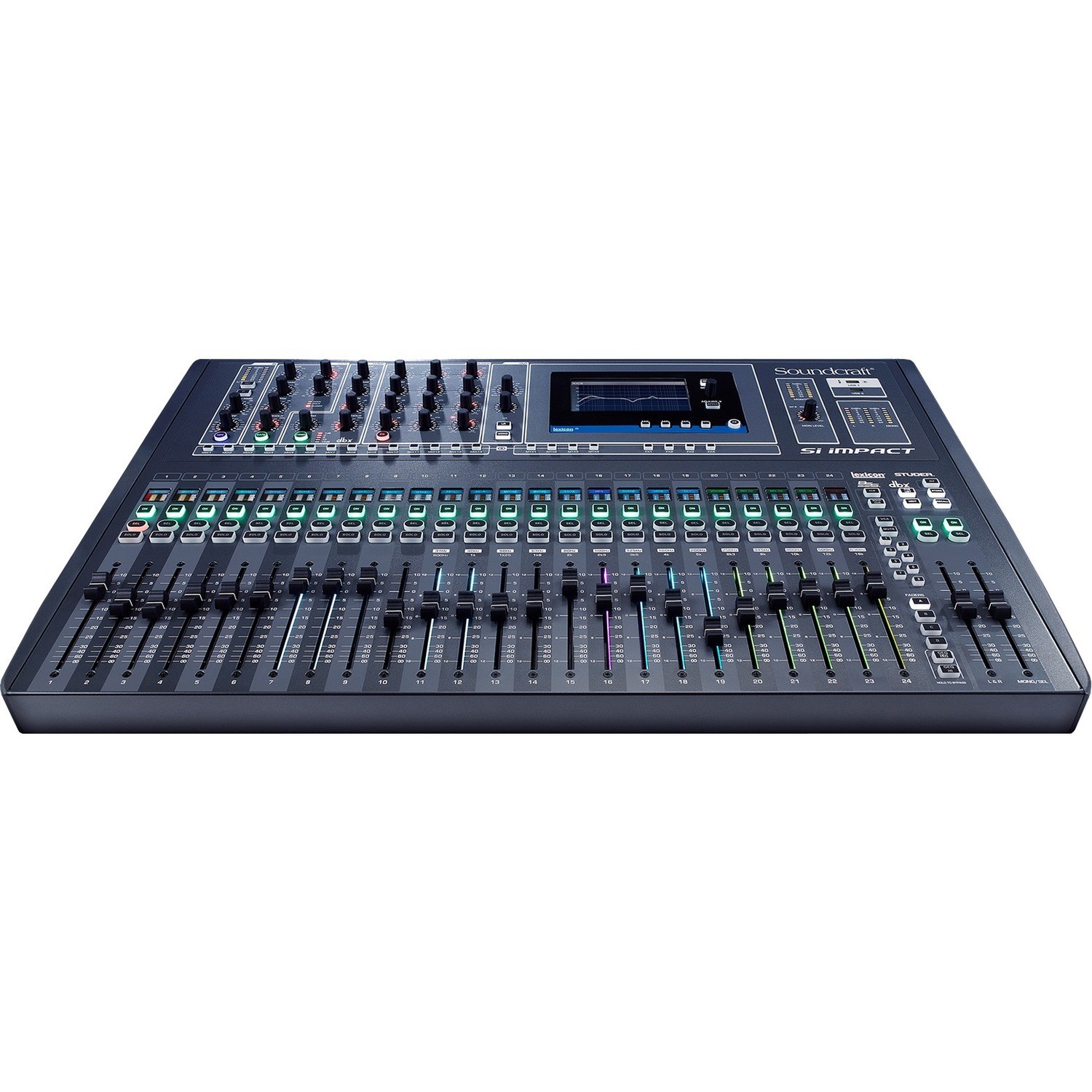 Soundcraft 40-input Digital Mixing Console and 32-in/32-out USB Interface and iPad Control