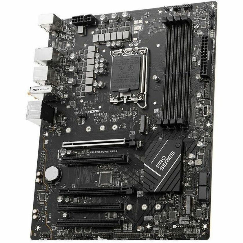 MSI PRO B760-VC WIFI 7 Gaming Desktop Motherboard - Intel B760 Chipset - Socket LGA-1700 - ATX