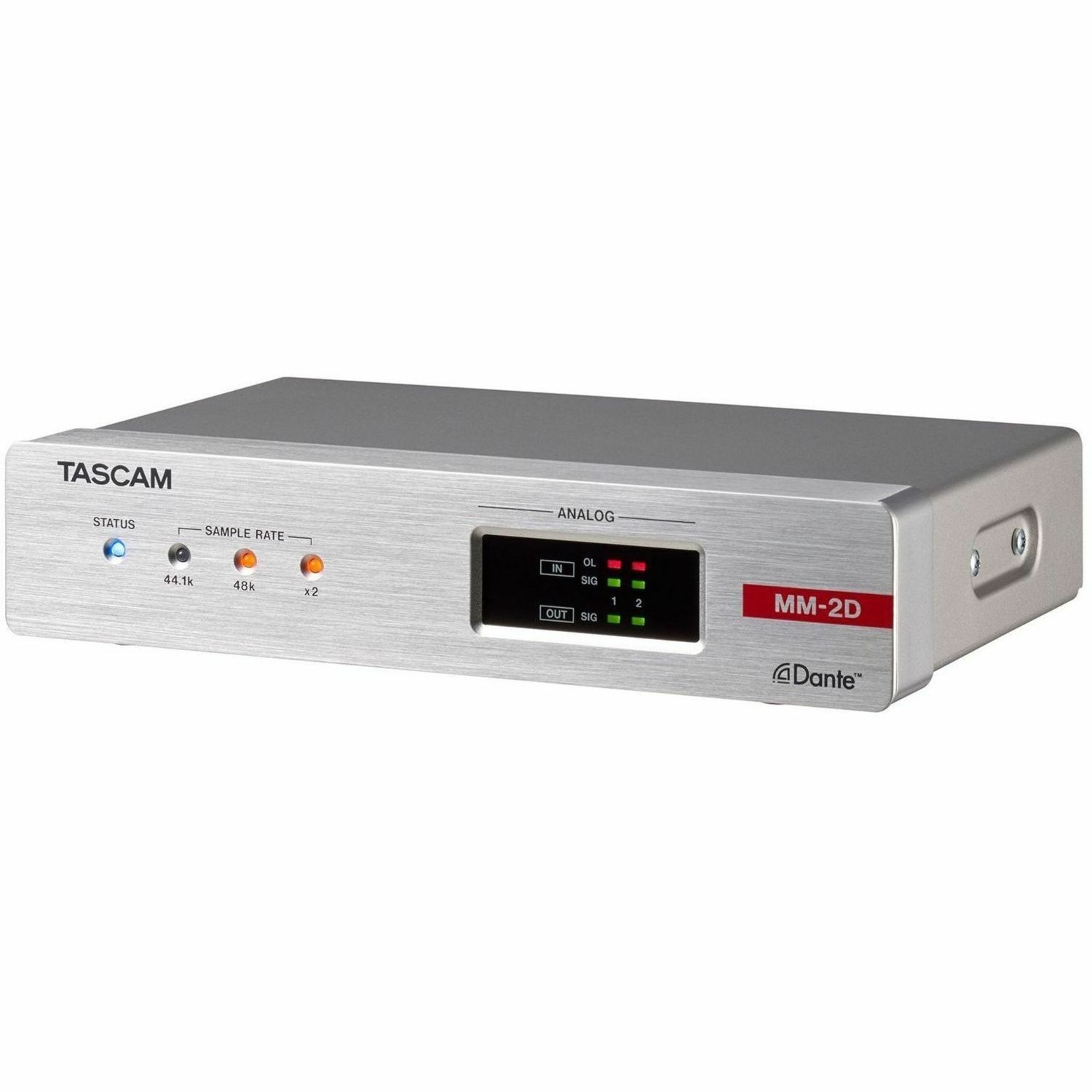 TASCAM 2-Channel Mic/Line Input/Output Dante Converter with built-in DSP Mixer