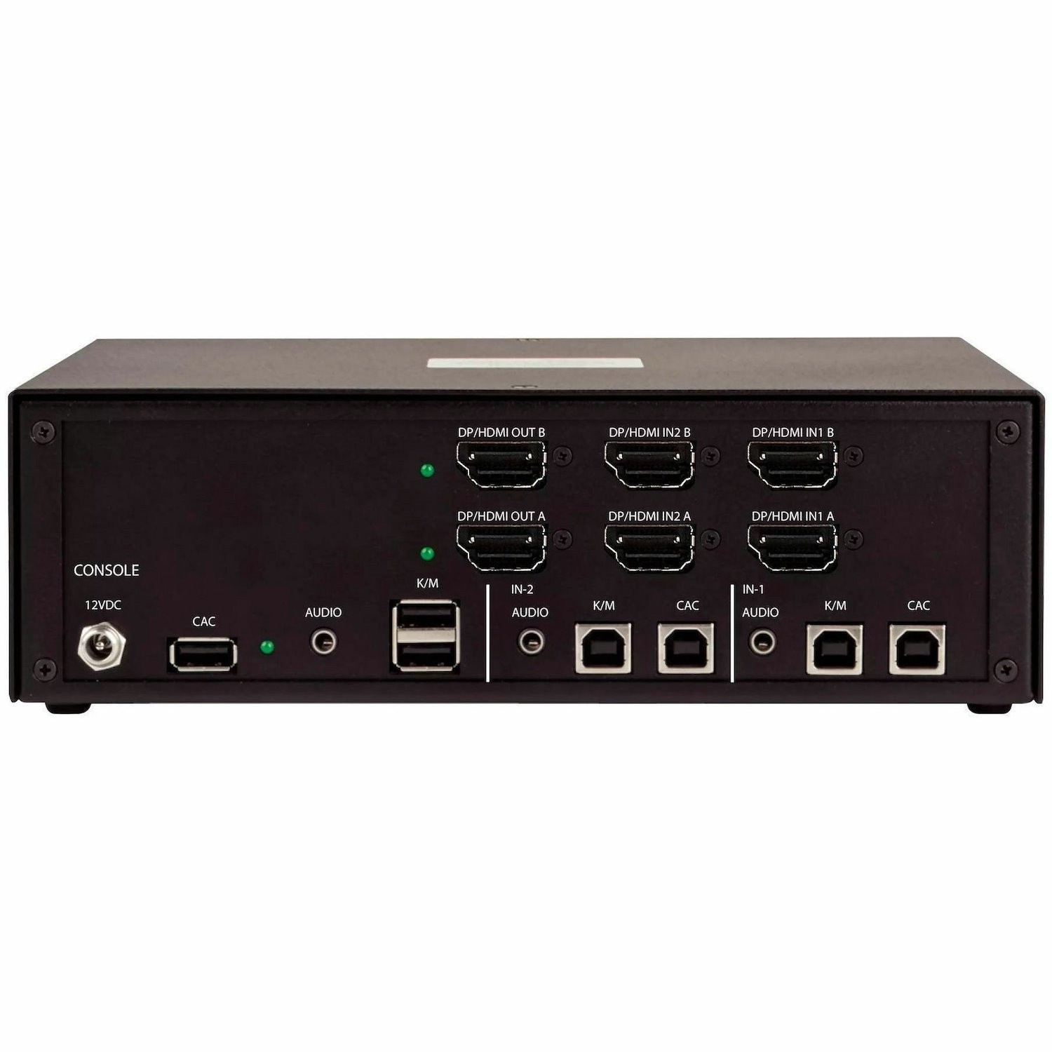 StarTech Secure 2-Port Dual-Monitor KVM Switch, HDMI or DisplayPort, 4K 60Hz, NIAP 4.0, CAC, Made in the USA