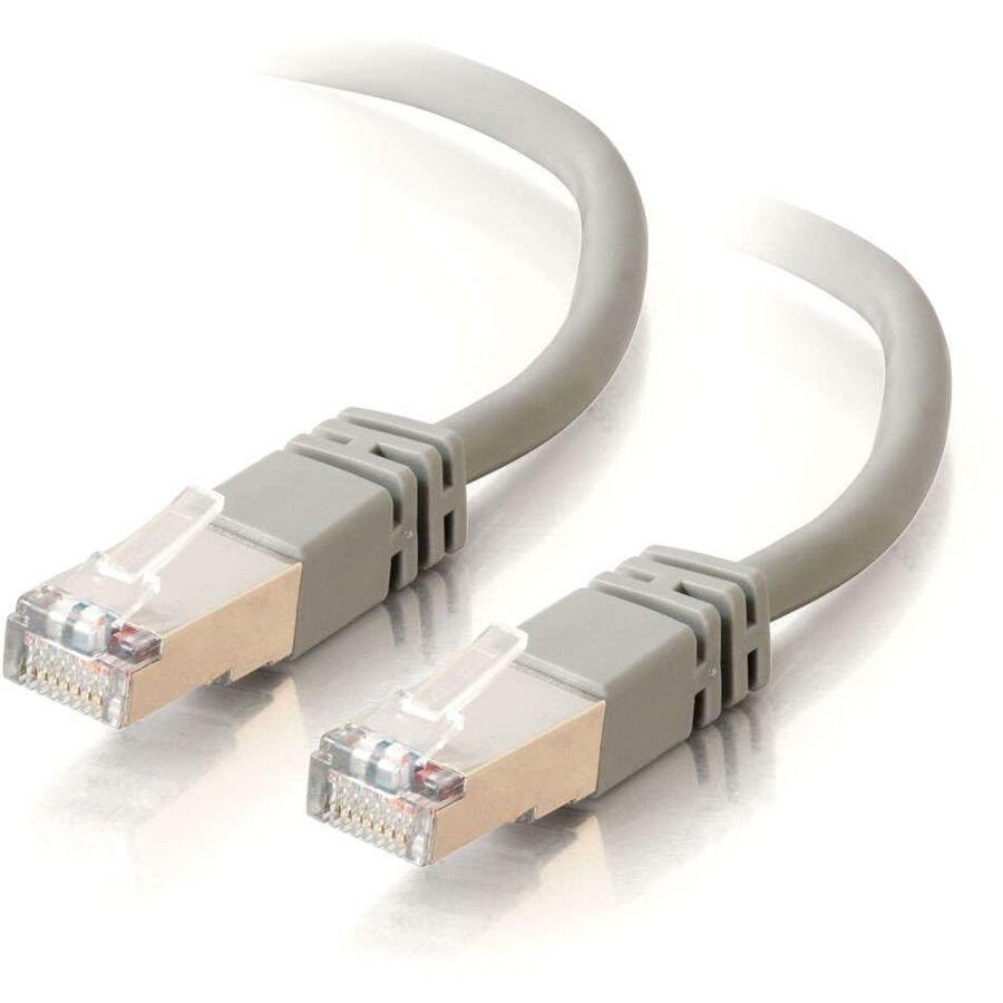 Cables To Go C2G Cat5e Shielded Molded Patch Cable Gray 5FT