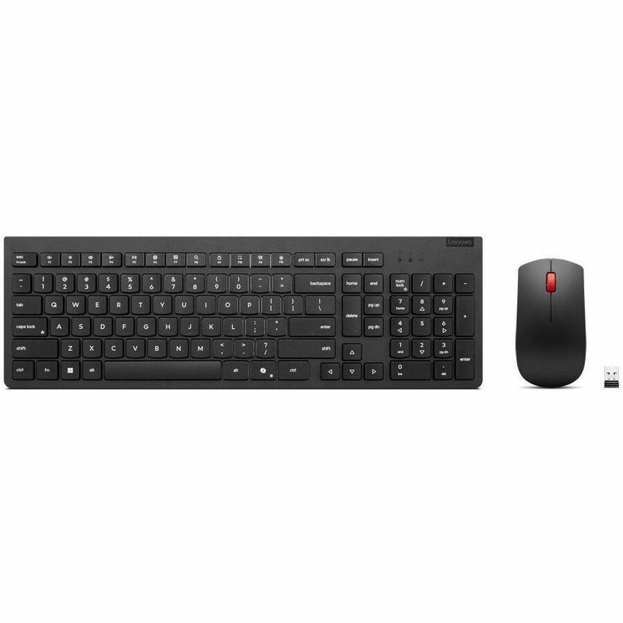 Lenovo Essential Wireless Combo Keyboard & Mouse Gen2 Black-US Euro