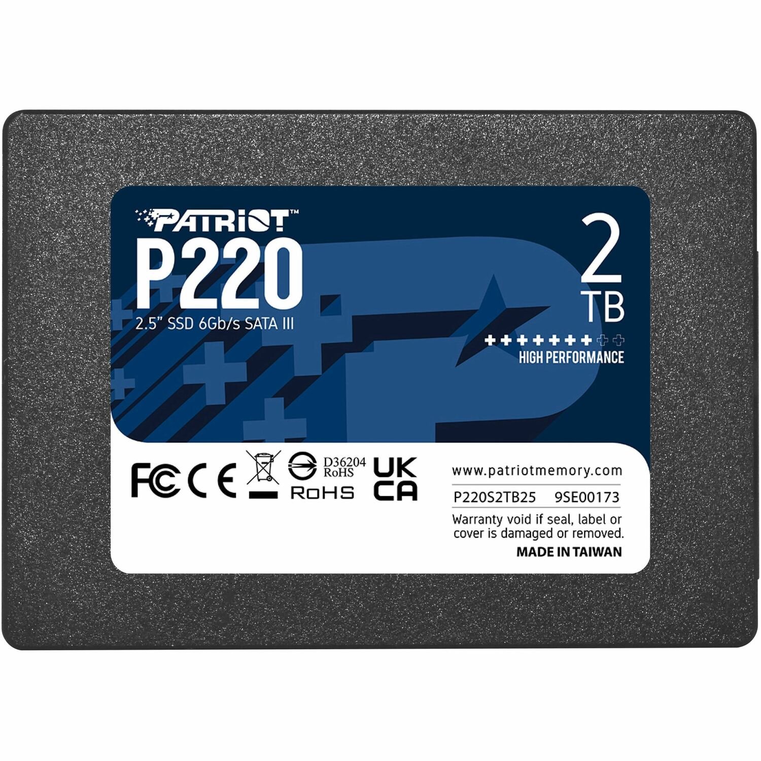 Patriot Memory P220 2 TB Solid State Drive - 2.5" Internal - SATA (SATA/600)