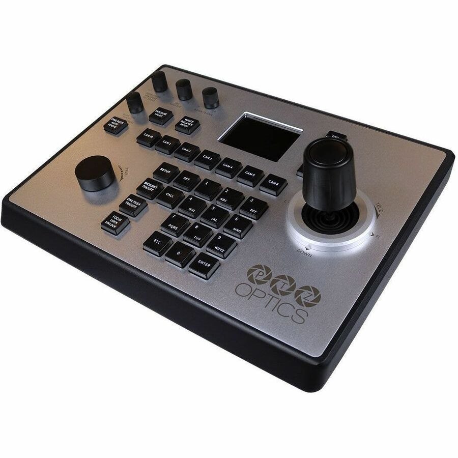 PTZOptics PTZ Camera Controller, Fourth Generation, PTZOptics Visca & Visca Over Ip Joystick Keyboard