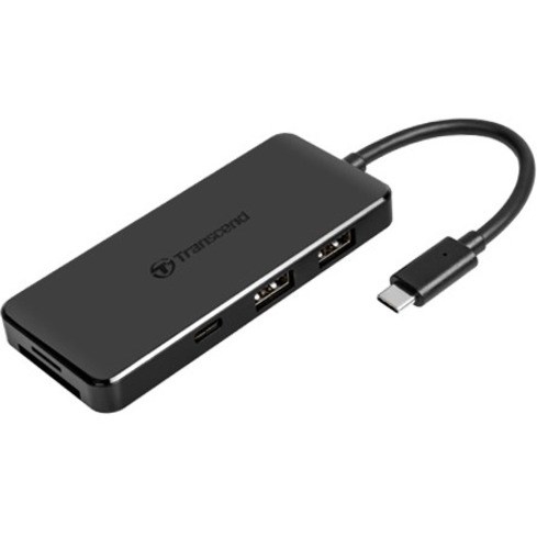 Transcend HUB5C USB Hub/FlashCard Reader - USB 3.1 (Gen 2) Type C - External