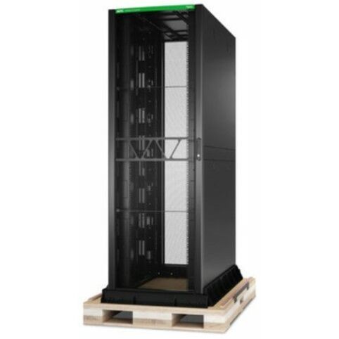APC NetShelter SX Advanced Rack, High Strength, 48U, 2258H x 750W x 1295D mm, with Shock Package, Black [TAA]